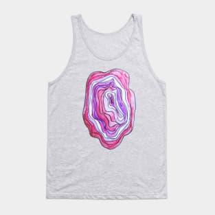 Lipstick Lesbian Pride Agate Crystal Tank Top